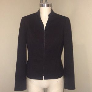 Black Blazer zip front